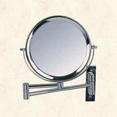 Зеркало косметическое ATAK к стене поворотное, латунное