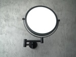 Косметическое зеркало Deante Round Nero ADR N811- фото2