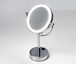 Зеркало косметическое WasserKRAFT K-1005 с подсветкой- фото