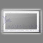 Зеркало Алмаз-Люкс 100*60 с подсветкой ЗП-11- фото