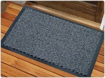Коврик придверный грязезащитный 60х90 см Floor mat (Profi) серый- фото2