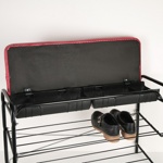 Этажерка для обуви с ящиком NIKA ЭТП3 (медный антик)- фото2