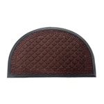 Коврик придверный Joy Home 50х80 см, 8920H Афины полукруг коричневый- фото2