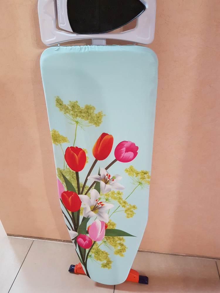 Доска гладильная SARAYLI VISTA LUX тюльпаны - фото
