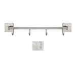 Вешалка с четырьмя крючками GFmark нержавеющая сталь 87205- фото3