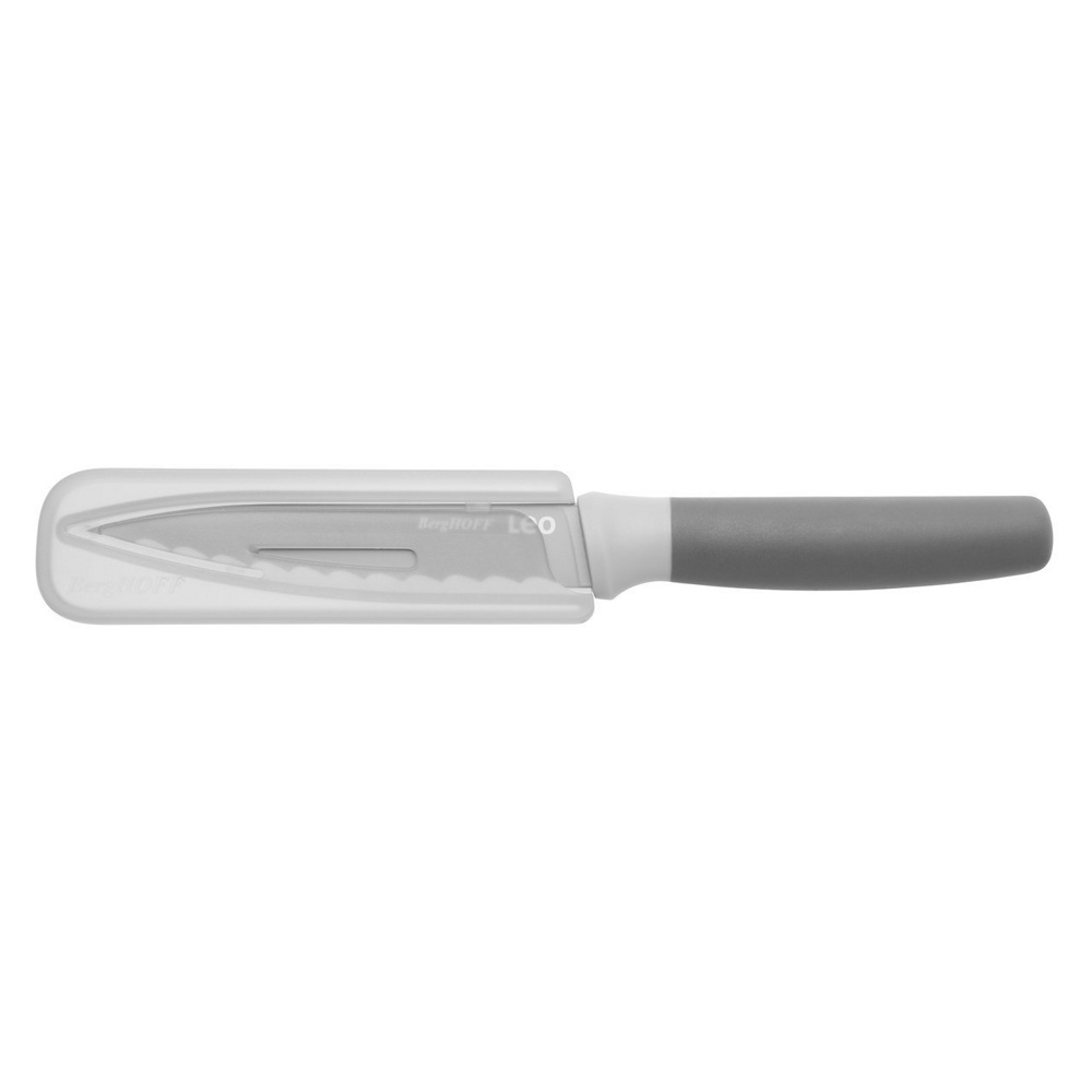 Нож универсальный зазубренный 11,5см серый BergHoff Leo 3950045 - фото2