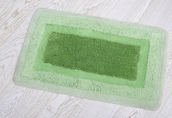 Коврик для ванной BELORR зелёный 50х80