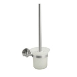 Ёрш для унитаза GFmark стеклянный  к стене, из нержавеющей стали мат, 80162									- фото4