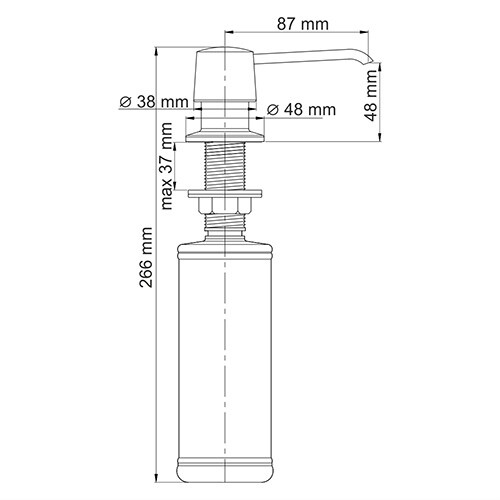 Дозатор для жидкого мыла WasserKraft K-1099 хром - фото2
