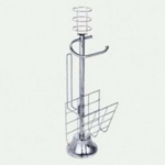 Стойка туалетная Lider с газетницей и держателем освежителя, арт. 780- фото4