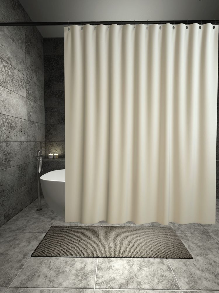 Шторка GRAND PREMIUM с утяжелителем 200*240 бежевая DR-60075