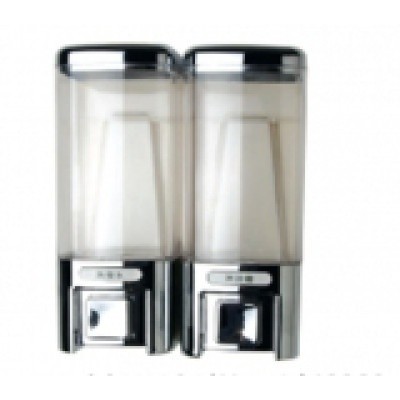 Дозатор для жидкого мыла двойной хром 2*480 мл (MJ9020С-2) - фото