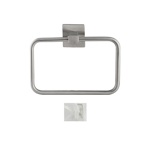 Держатель полотенец кольцо квадрат нержавейка GFmark 87147- фото2