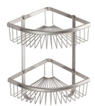 Полка Savol решетка угловая двойная сатин S-L5854-2- фото