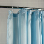 Штора для ванной Cascada REGINA 200х240 голубая- фото4