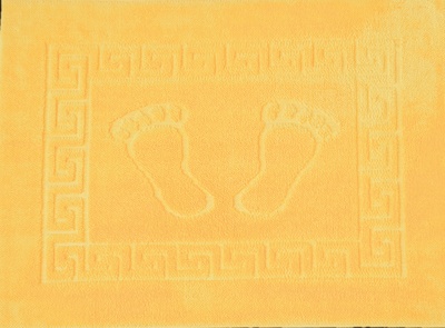 Коврик для ног 70*50 см FOOT оранжевый - фото