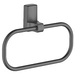 Держатель для полотенца овальный графит Ledeme L30304U- фото2