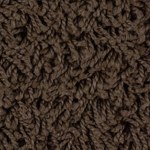 Коврик в ванную ШАГГИ ЭКО одинарный, коричневый 50х 80 см, ворс 20 мм- фото3