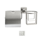 Держатель освежителя воздуха и туалетной бумаги с экраном из нержавещей стали GFmark 87244- фото3