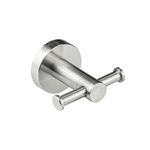 Крючок двойной GFmark из нержавещей стали матовой  80114  NEW- фото