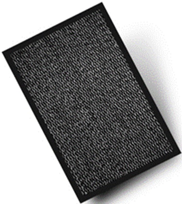 Коврик придверный грязезащитный 40х60 см Floor mat (Profi) темно серый