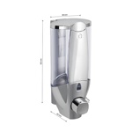 Дозатор жидкого мыла BRIMIX 617 хромированный 270 мл- фото5