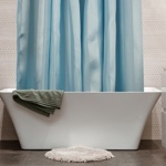 Штора для ванной Cascada REGINA 200х240 голубая- фото
