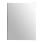 Зеркало 80x60 в рамке алюминиевой матовой М-151 35,7 мм- фото3