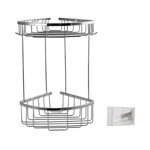 Полочка угловая двойная овальная 18 см САНАКС (75250)- фото5