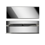 Держатель туалетной бумаги двойной антивандальный с полочкой хром, Brimix 79922- фото3