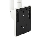 Поручень для инвалидов к унитазу откидной белый Brimix 942- фото3