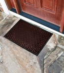 Коврик придверный Joy Home 80х120см, 8921-4 Афины коричневый- фото