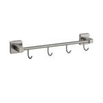 Вешалка с четырьмя крючками GFmark нержавеющая сталь 87205- фото