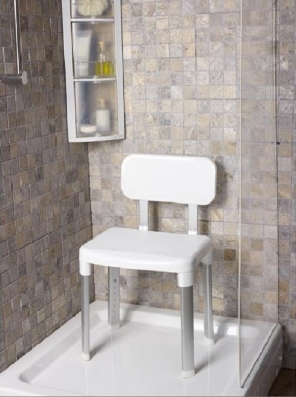 Стул- кресло для ванной Primanova с регулир. высотой M-KV20-01 , белый - фото