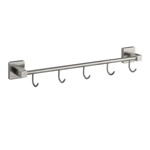 Вешалка с пятью крючками из нержавещей стали матовая GFmark 87206- фото