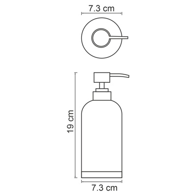 Дозатор для жидкого мыла Wasserkraft Vils K-6199 - фото3