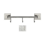 Вешалка с тремя крючками GFmark нержавеющая сталь 87204- фото3