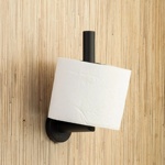 Держатель туалетной бумаги для запасного рулона черный матовый Rainbowl 2241-3BP- фото4