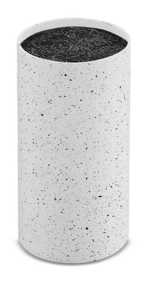 Подставка для ножей KRISBERG KS-2526 белый мрамор - фото
