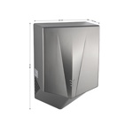 Сушилка для рук модель V-Windblade - NEW 1300 W цвет серый, GFmark 6855-S- фото2