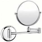 Зеркало косметическое d20 см Frap F6108  к стене- фото3