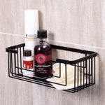 Полка для душа прямая Wasserkraft K-711Black- фото