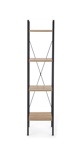 Стеллаж HALMAR NARVIK REG-1 дуб сонома/черный- фото3
