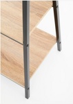 Стеллаж HALMAR NARVIK REG-2 дуб сонома/черный- фото3