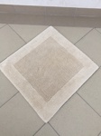 Коврик для ванной QUATRO 60X60 хлопок кремовый 851566- фото
