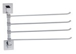 Savol Держатель для полотенеца поворотный (4-ой) Savol S-06504A хром- фото