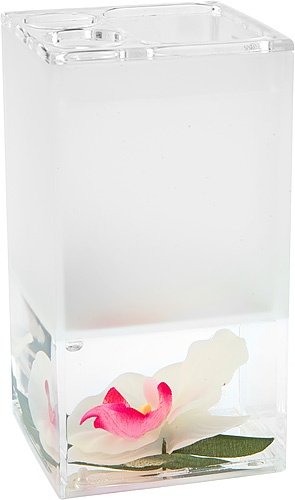 Аксессуары серии WHITE ORCHID стаканчик для зубных щёток - фото