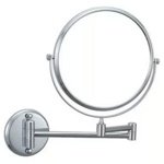 Зеркало косметическое d20 см Frap F6108  к стене- фото