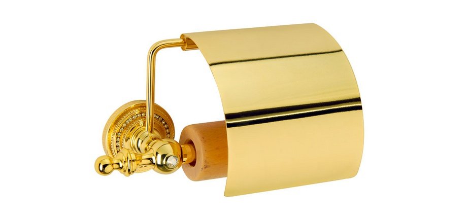 Держатель для туалетной бумаги HESTIA золото EXCLUSIVE