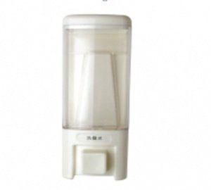 Дозатор для жидкого мыла и дезсредства 480 мл пластик белый (MJ9020) - фото
